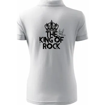 King of rock - Polokošile dámská Pique Polo - XS ( Bílá )