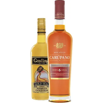 Rum Set Goslings Gold Rum + Carúpano Reserva Especial 6 (set 1 x 0.7 l, 1 x 0.7 l)