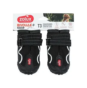 Obleček pro psa Botička ochranná BIVOUAK černá T3/6,4cm Zolux