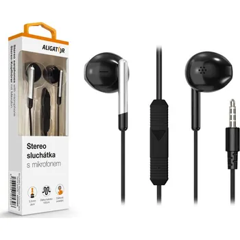 Sluchátka Aligator AE008 Design&Music, černá