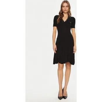 Dámské šaty Guess Úpletové šaty W5RK18 Z2U00 Černá Regular Fit S