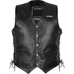 W-TEC Kožená moto vesta Rockridge Black - 6XL