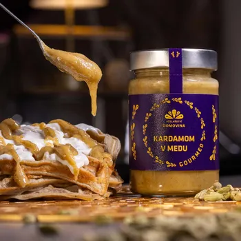 Včelařství Domovina GOURMED Kardamom v medu Hmotnost: 400 g