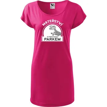 Dámské tričko DOBRÝ TRIKO Dámské tričko/šaty Mateřství Velikost: L, Barva: Purpurová