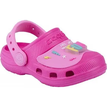 Boty do vody Coqui Blikací dětské boty do vody 9382-706-0506 Fuchsia/Dk.pink 90´s flash, 24/25