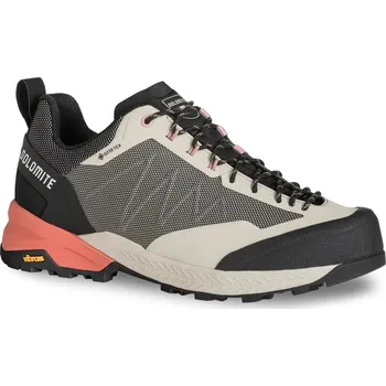 Pánská treková obuv Dolomite turistická obuv Crodarossa Tech GTX 2024/2025 Beige/Coral Red 5 UK Dámské