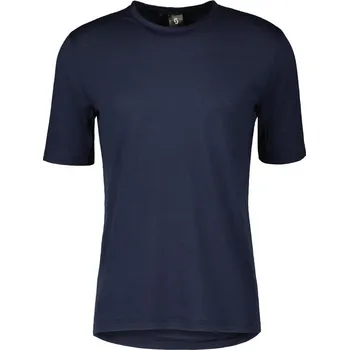 cyklistický dres SCOTT cyklistické triko Commuter Merino léto Modrá M Pánské