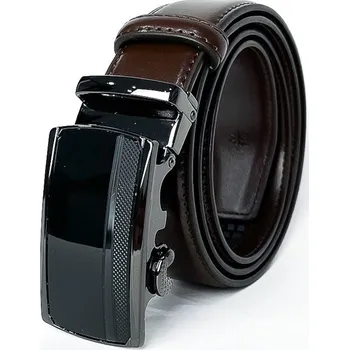 Opasek Pánský kožený pásek v tmavě hnědé barvě PA4-24-16, Obvod pasu / celková délka pásku 90cm