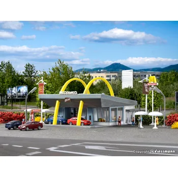 Modelová železnice N - McDonald's restaurace / Vollmer 47765