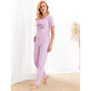 Dámské pyžamo 1190 - Nadia dámské pyžamo Taro, 3XL, lilla