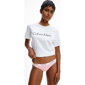 Souprava dámského spodního prádla QD3587/W5A - dámská tanga Calvin Klein 3 pack, M, W5A