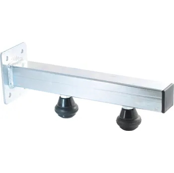 Horní vedení s regulací pro posuvnou bránu, 2 rolny, pogumované