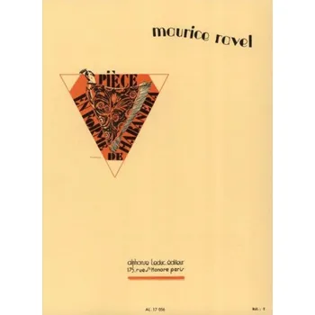 Maurice Ravel: Piece en Forme de Habanera (noty na klavír)