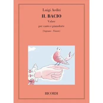 Luigi Arditi: Il Bacio (noty na klavír, zpěv)