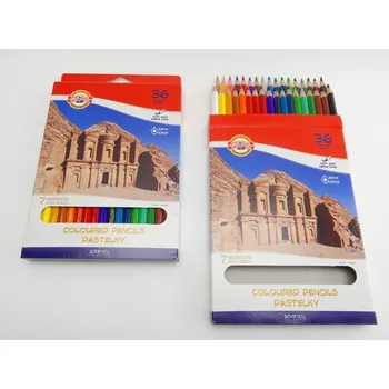 Výtvárné potřeby Pastelky 3655/36 7 divů světa dlouhé 537099