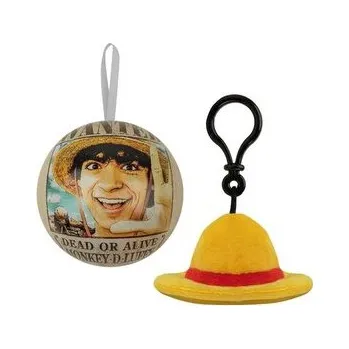 Vánoční dekorace One Piece Vánoční dekorace s plyšovou klíčenkou - Slamák