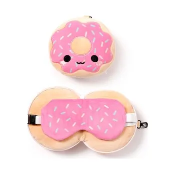 Pleťová maska Cestovní polštář a maska na oči Relaxeazzz-Adorasnacks - Donut