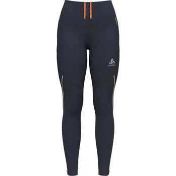 Běžecké oblečení Odlo kalhoty CERAMIWARM 2023/2024 Purpurová L Dámské