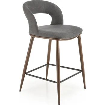 Nábytek HALMAR H114 barová židle šedá