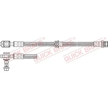 Brzdová hadice Brzdová hadice QUICK BRAKE 50.832X