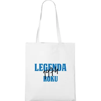 Nákupní taška DOBRÝ TRIKO Bavlněná taška s potiskem Legenda roku Barva: Bílá