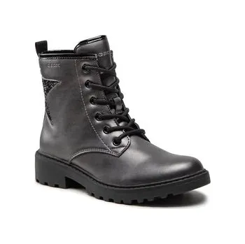 Dámská obuv Kozačky Geox J Casey G. G J9420G 0NFEW C0062 S Stříbrná 31