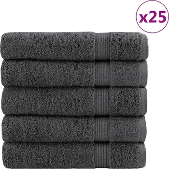 Utěrka Prémiové osušky SOLUND 50 ks antracitové 100x150 cm 600 g/m² IM_137167