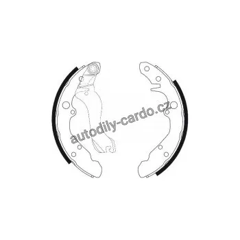 Brzdová čelist Sada brzdových čelistí TRW GS8298 -