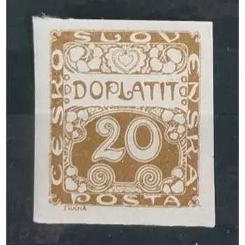 Poštovní známka Známka ČSR, 20h, Pof.DL4 *
