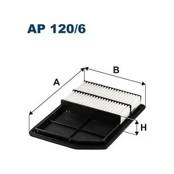Vzduchový filtr Vzduchový filtr FILTRON AP 120/6