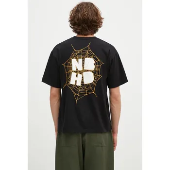 Pánské tričko Bavlněné tričko NEIGHBORHOOD Tee SS-7, M, černá, 99X