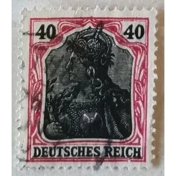 Sběratelství Známka Německo, Reich, 40Pfg., Mi.75#