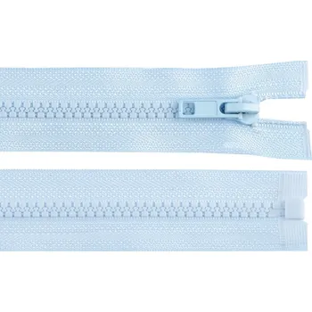 Zip Kostěný zip No 5 délka 70 cm bundový - modrá pomněnková