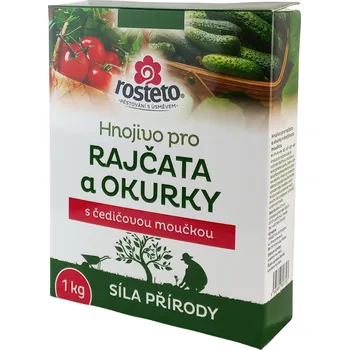Hnojivo Hnojivo Rosteto s čedičovou moučkou rajčata a okurky 1 kg, Hnojiva