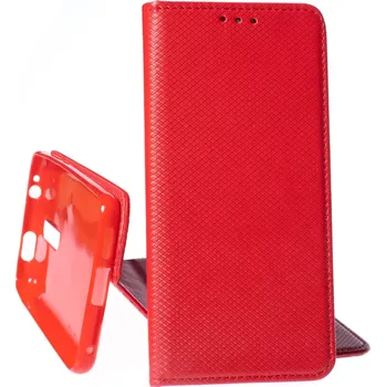 Pouzdro na mobilní telefon Pouzdro Smart Case Book pro Xiaomi Redmi Mi 9T Červené