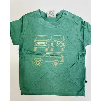 Jacky Tričko zelené s autem, chlapec Velikosti: 86