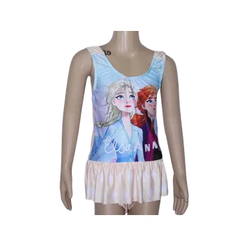 Dívčí plavky Exity KFT Dívčí plavky FROZEN ELSA A ANNA jednodílné oranžové Barva: Oranžová, Velikost: 104