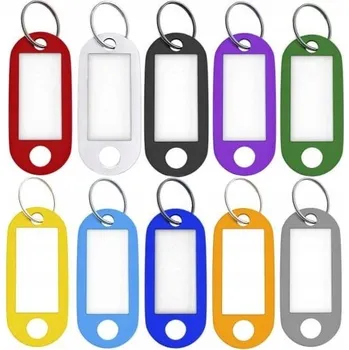 PŘÍVĚSEK NA KLÍČE IDENTIFIKÁTOR NA KLÍČE PŘÍVĚSEK NA KLÍČE MÍSTO PRO NÁPIS 10 ks