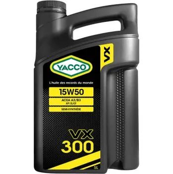 Autodíl Motorový olej YACCO VX 300 15W-50, 5L