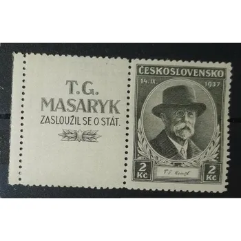 Sběratelství Známka s kupóny ČSR, 2 Kč, Pof.325**