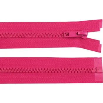 Zip Kostěný zip No 5 délka 35 cm bundový - pink