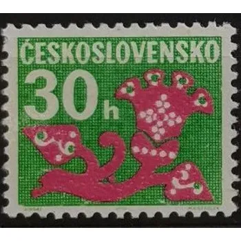Poštovní známka Známka ČSR, 30 h, Pof.D94**