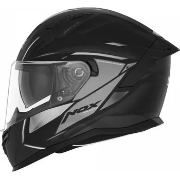 Helma na motorku Přilba N401 XENO, NOX (černá matná,titanová) 2024