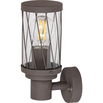 Venkovní osvětlení Hnědé fasádní svítidlo Budapest pro žárovku E27 - Rabalux - 8888 - 8888