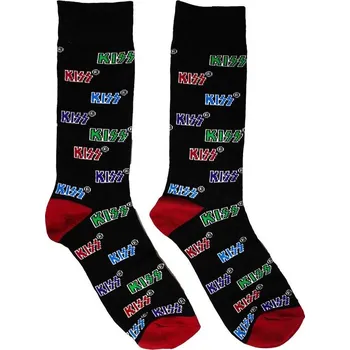 Ponožky KISS - Coloured Logos Pattern