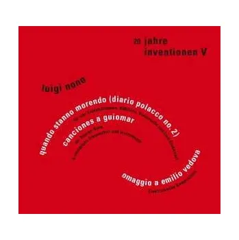 Zahraniční hudba CD Luigi Nono: 20 Jahre Inventionen V 2011