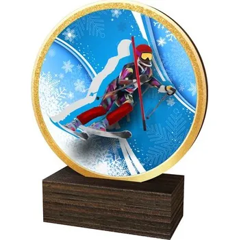 Poháry Bauer Dřevěná plaketa TFRW781 | Sjezdové lyžování