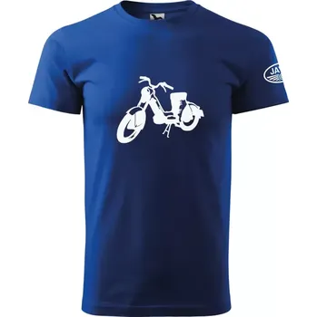 Tričko JAWA pařez 10T - modrá / L