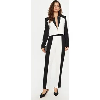 Dámská móda KARL LAGERFELD Sako A1W14044 Bílá Relaxed Fit 40