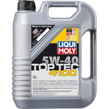 Motorový olej Liqui Moly 3701 Top Tec 4100 5W-40, 5L